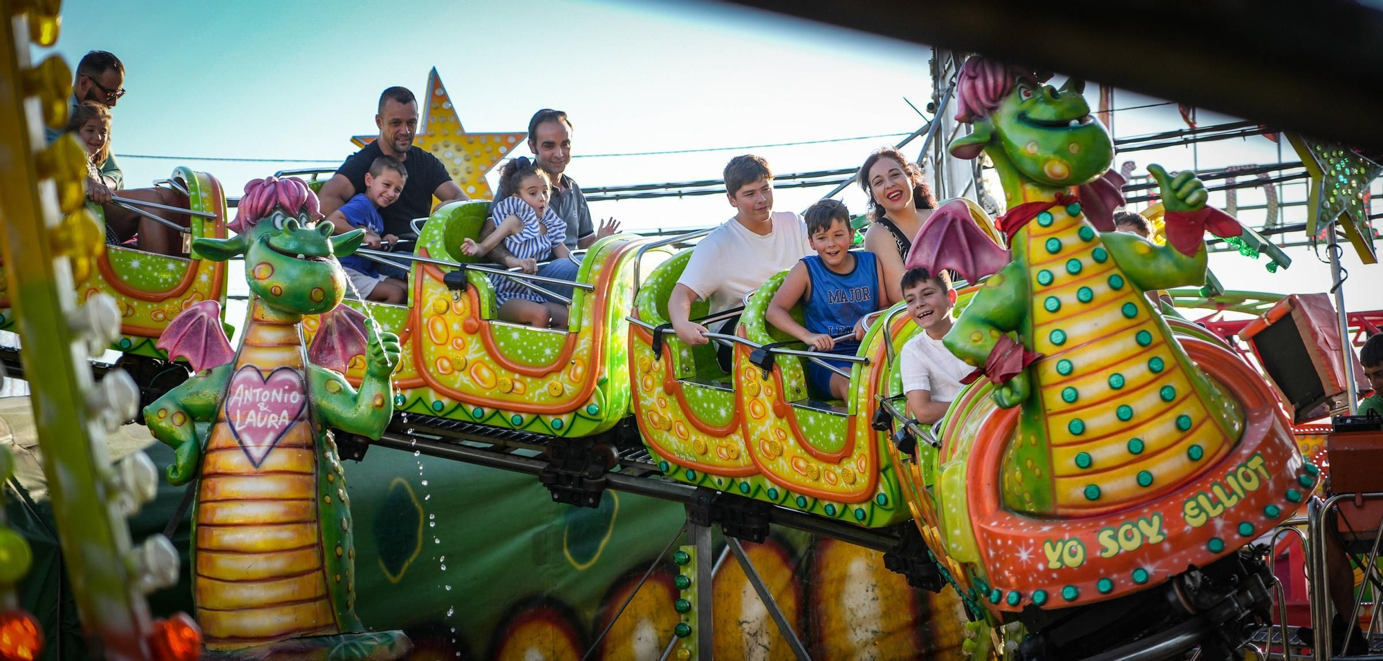 Fotogalería | Los niños conquistan la feria de Badajoz en su día
