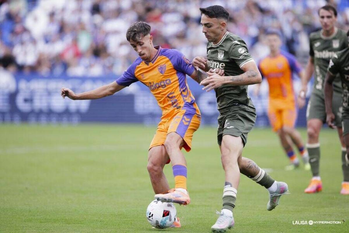 Encuentro jornada 10 LaLiga Hypermotion, entre Leganés y Málaga CF