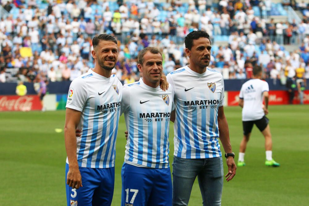 Noche de despedidas en La Rosaleda