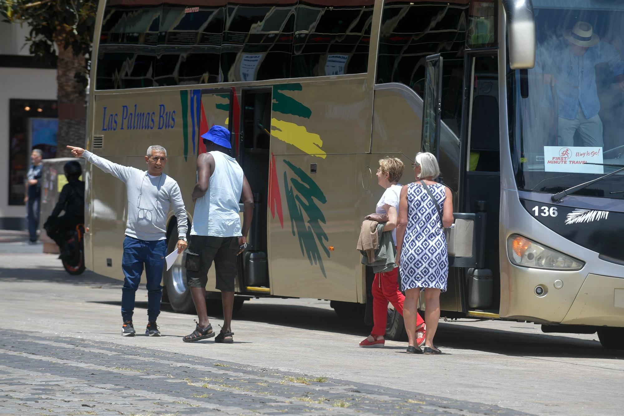 Turistas en Las Palmas de Gran Canaria