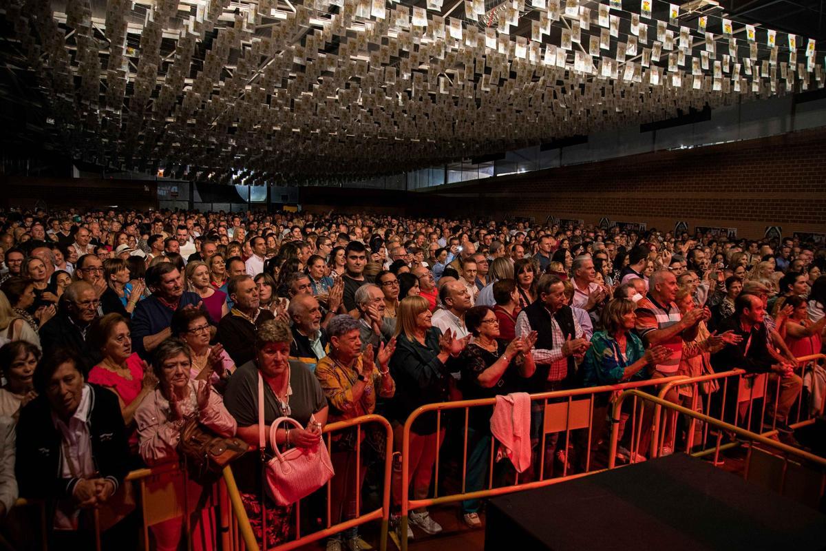 Ambiente de los conciertos en la Feria de San Miguel.