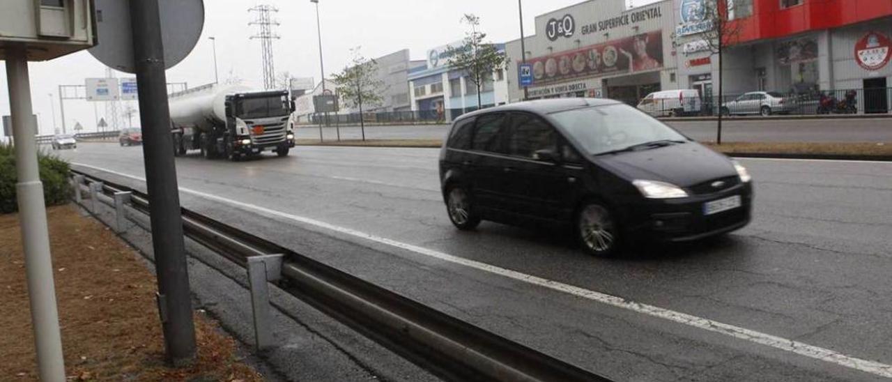 Radar situado en la avenida del Príncipe de Asturias.