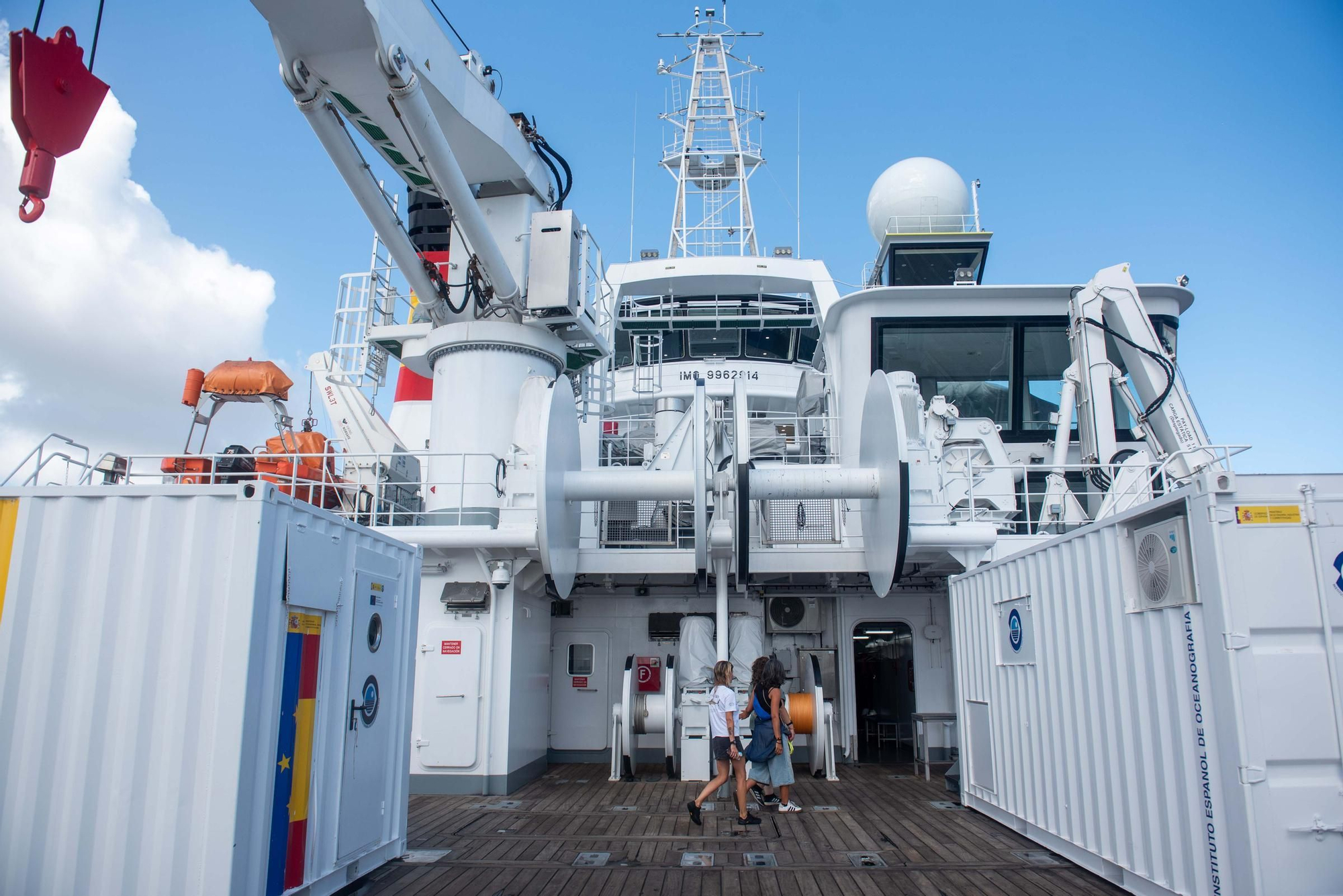 El buque oceanográfico ‘Odón de Buen’ visita A Coruña