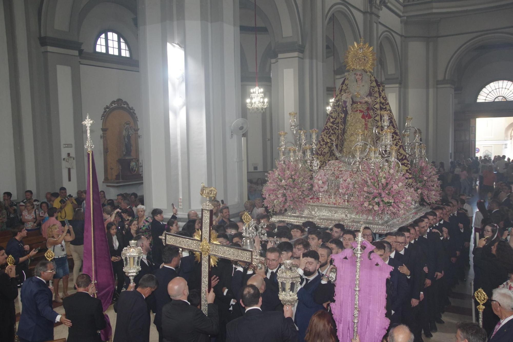 La procesión de la Virgen de la Trinidad 2023, en imágenes