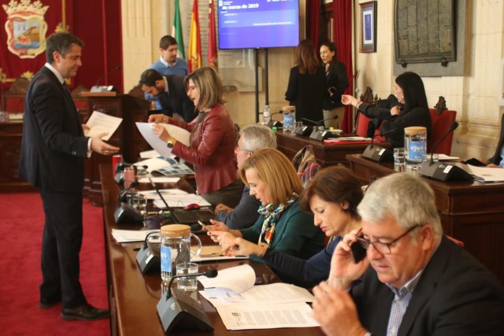 Pleno del Ayuntamiento de Málaga del 28 de marzo de 2019