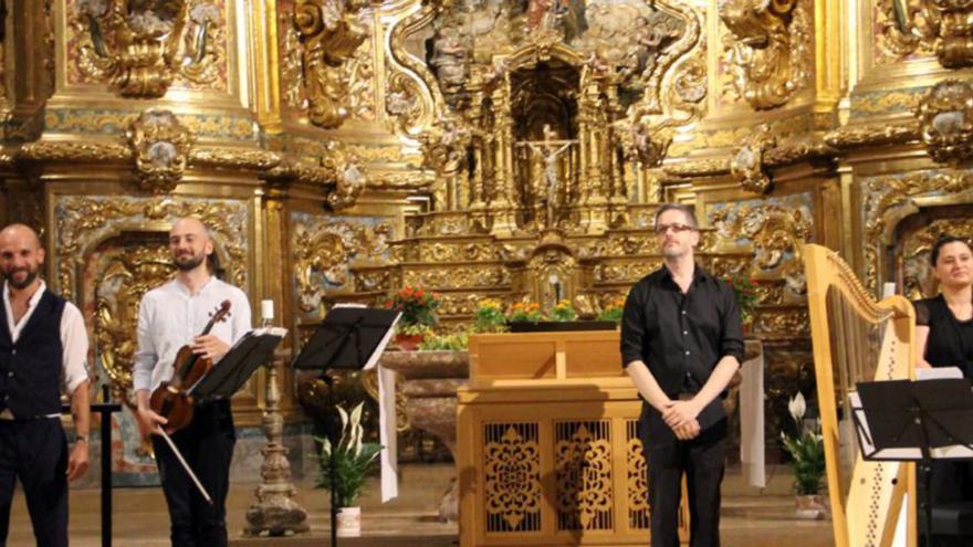 La música d’Exit Ensemble omple de música italiana l’església del santuari del Miracle