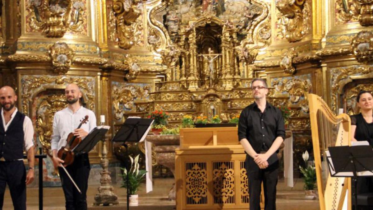 La música d’Exit Ensemble omple de música italiana l’església del santuari del Miracle | J. GRANDIA