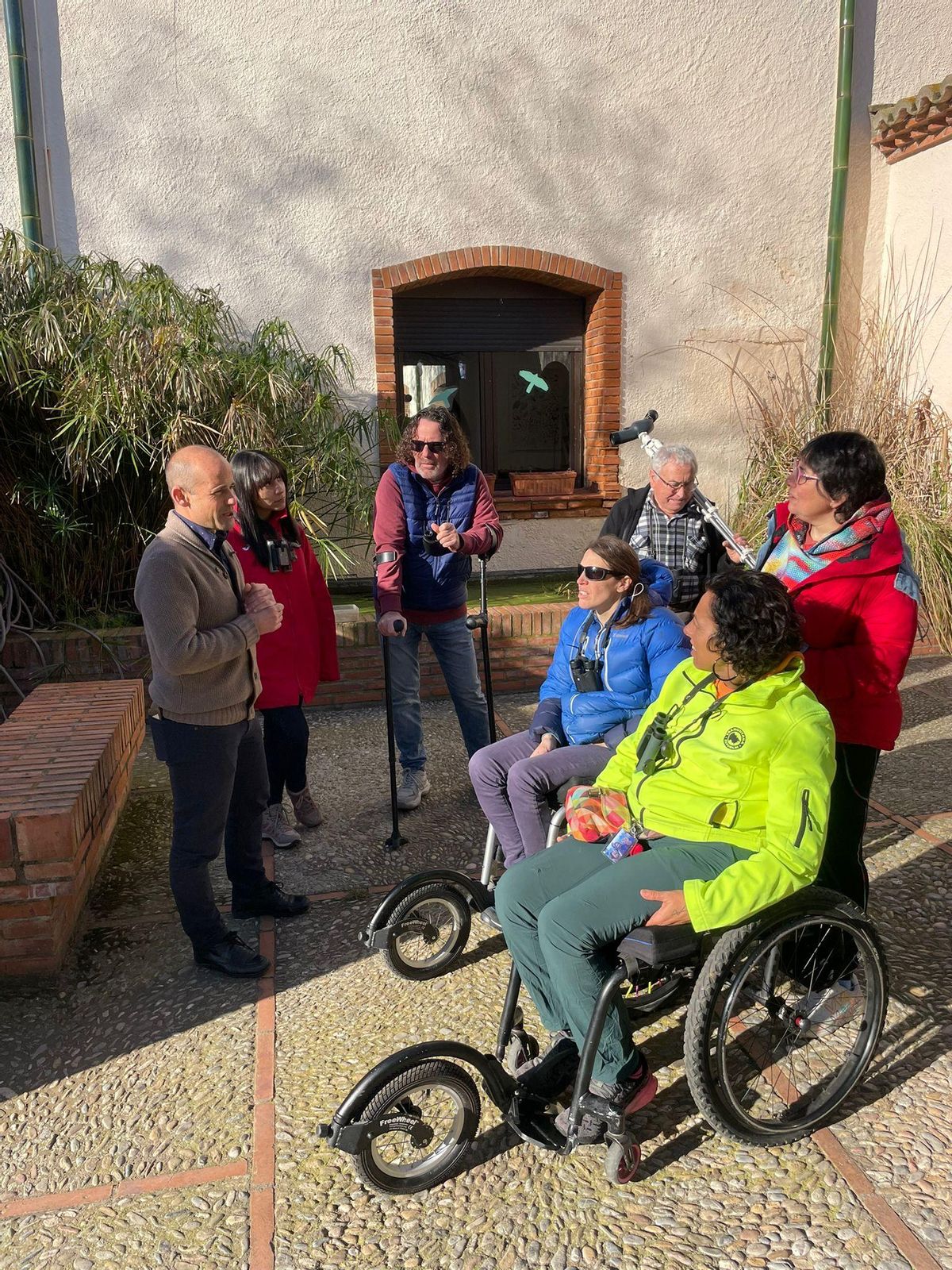 El director del Parc ponç Feliu va guiar la visita