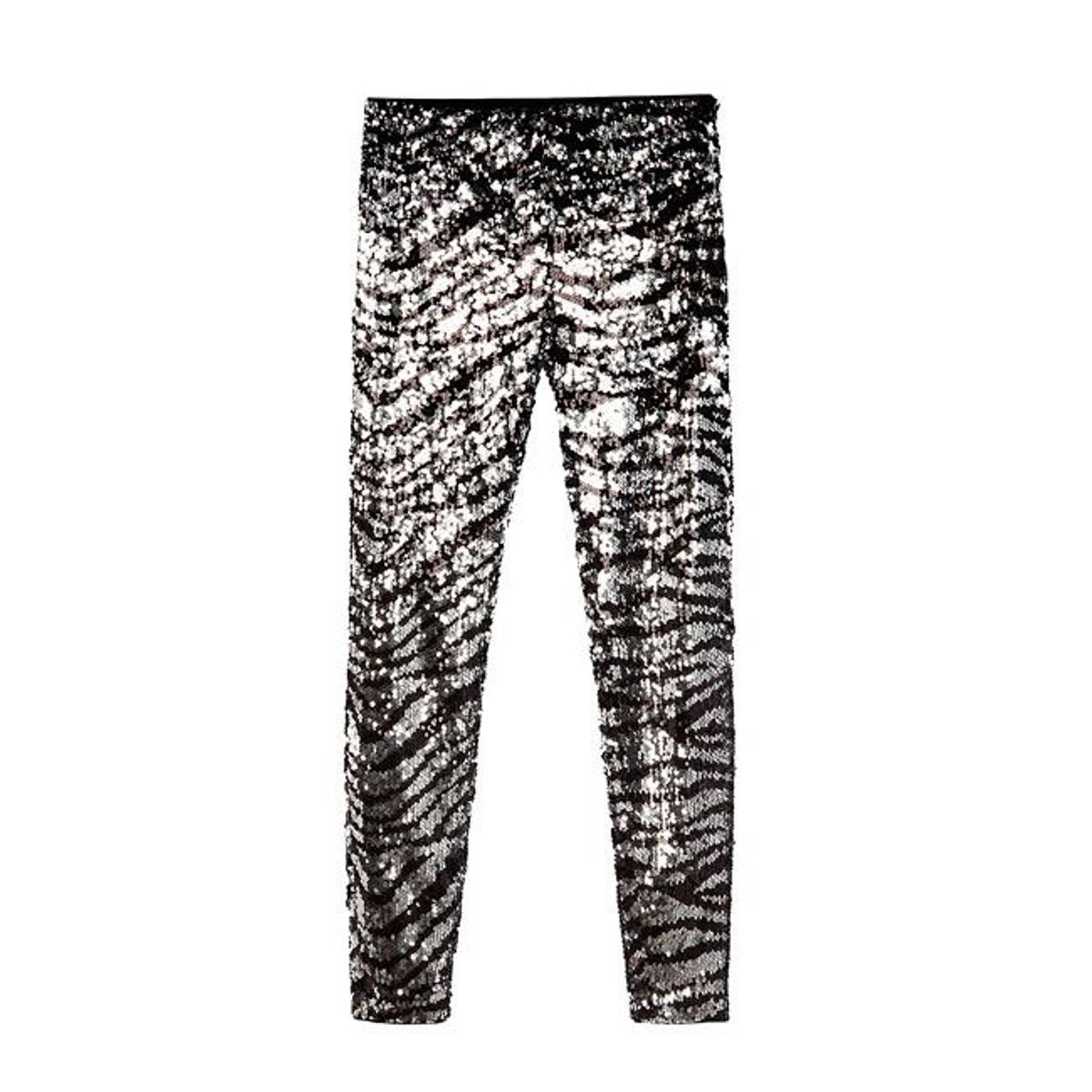 Colección Party de Bershka: leggings de cebra