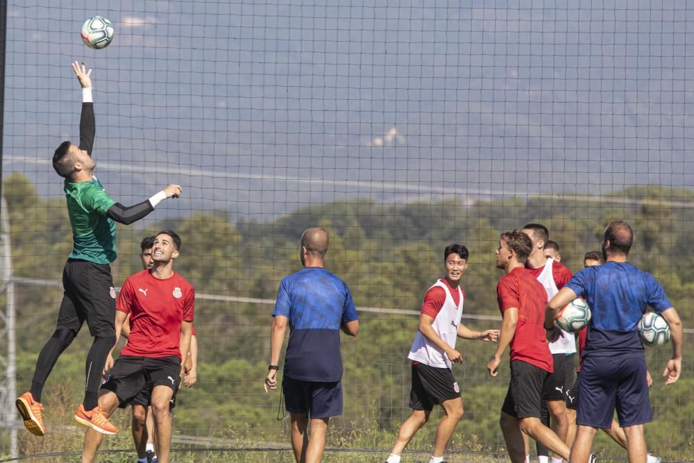 Primer entrenament de la pretemporada del Girona FC