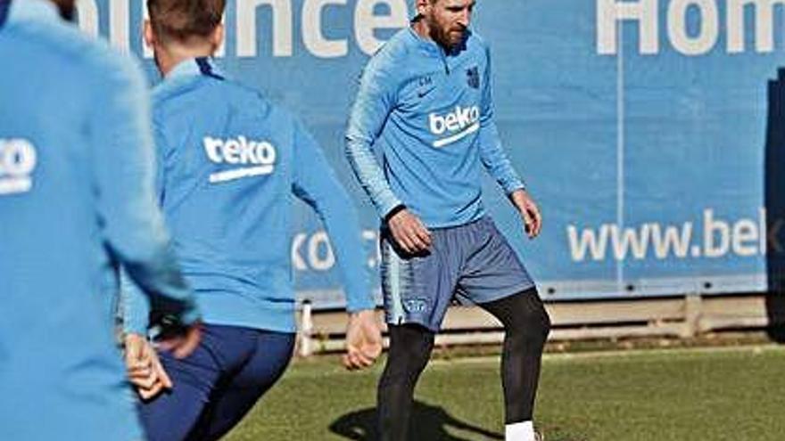 Leo Messi vol aixecar avui la seva primera lliga com a capità