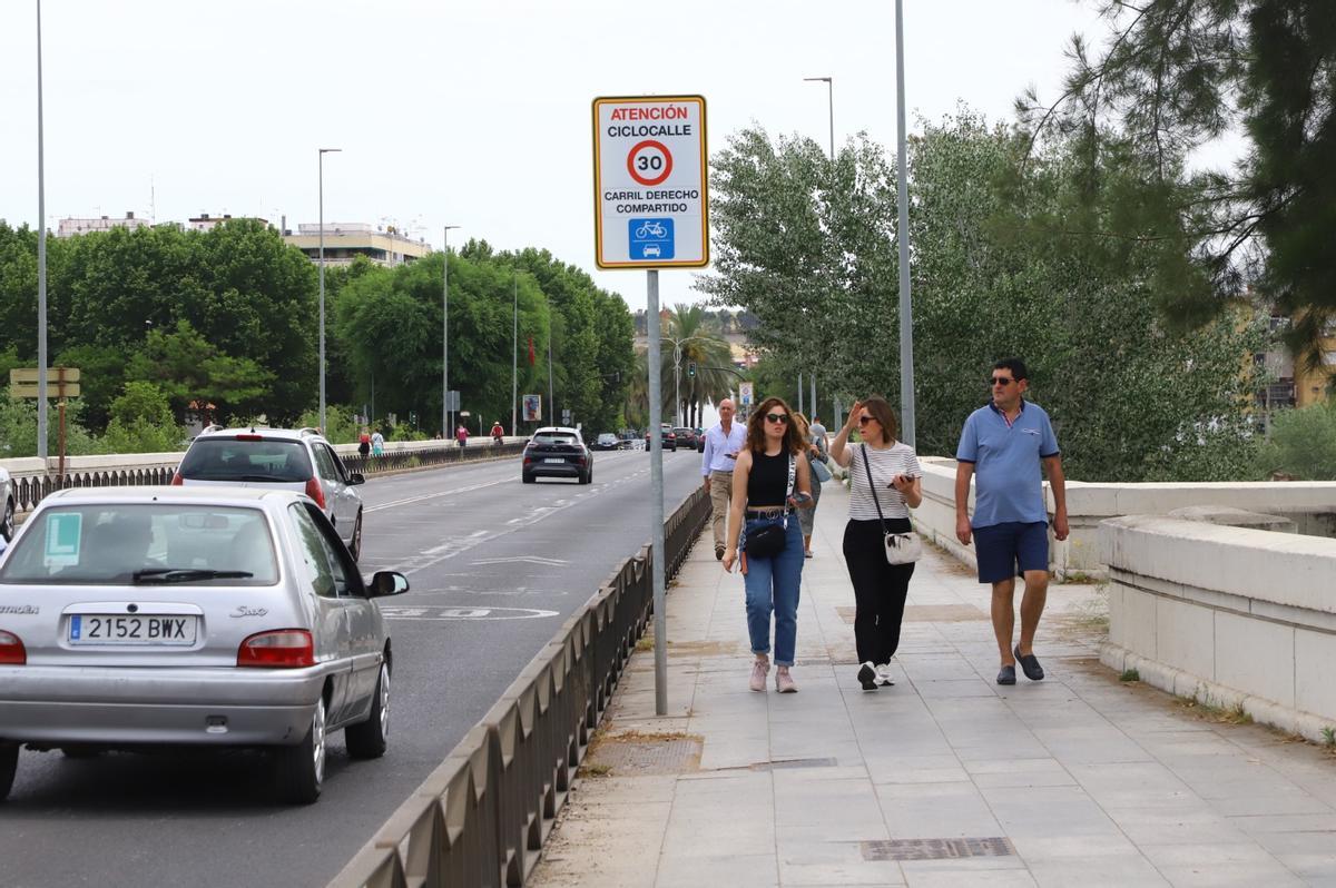 Ciclocalle del puente de San Rafael.