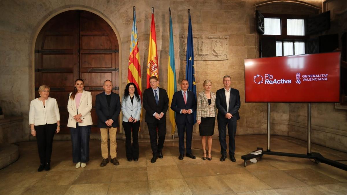 Presentación del Plan Reactiva en el Palau