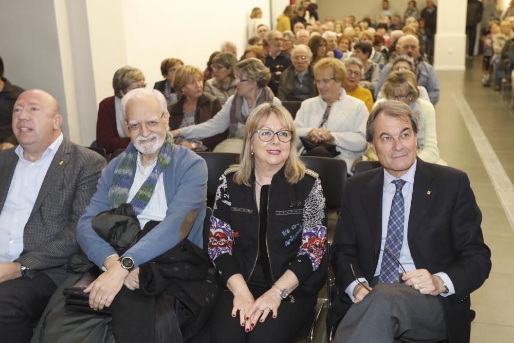 Artur Mas presenta Margaria de Arquer com a líder de Junts per Salt