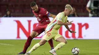 España domina sin gol a Serbia en la primera jornada de la Nations League (0-0)