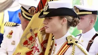 Leonor amplía su formación naval en unas maniobras de la Armada Española con munición real