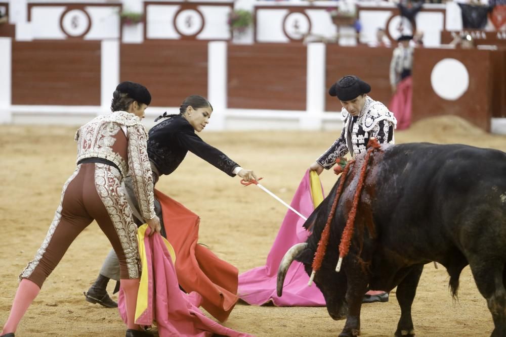 Corrida de rejones en la Feria Taurina de Begoña de 2018.