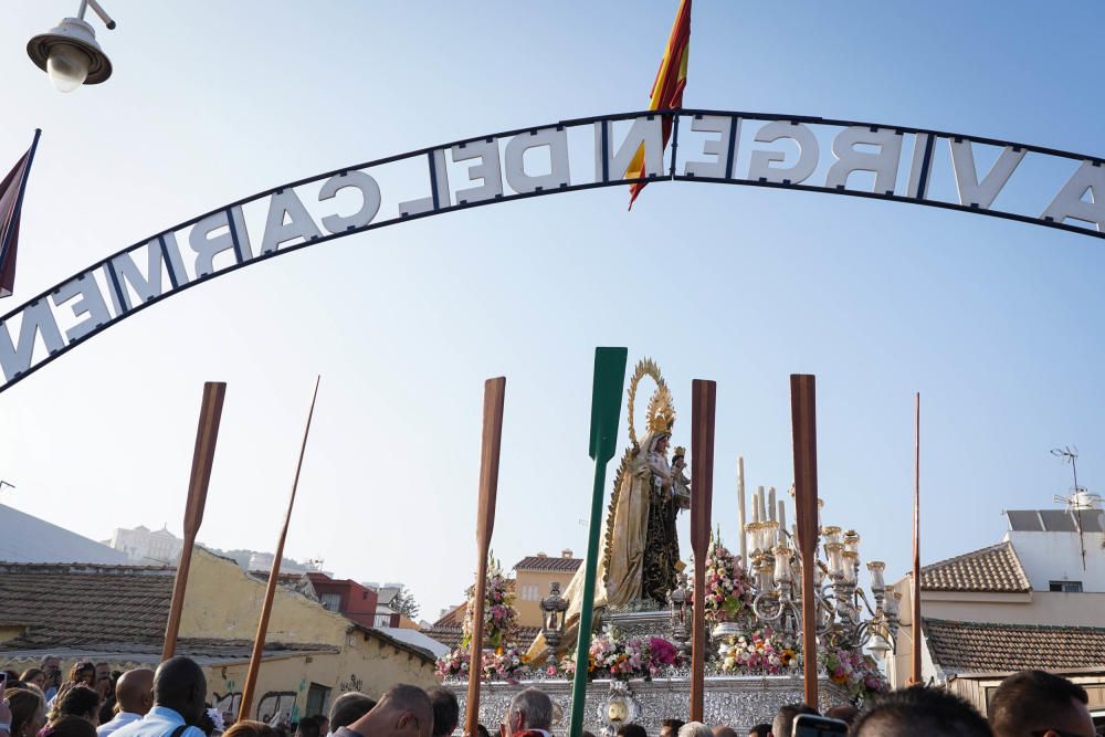 La Virgen del Carmen, en Pedregalejo