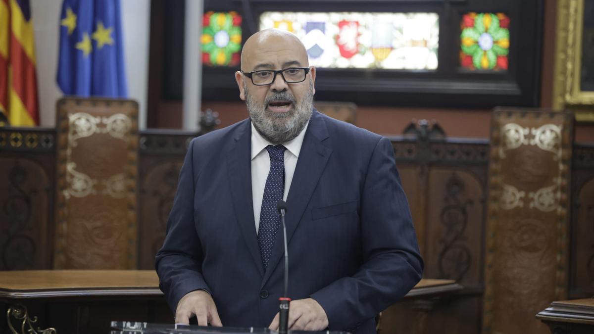 Jaime Martínez interviene en el debate del estado de la ciudad.