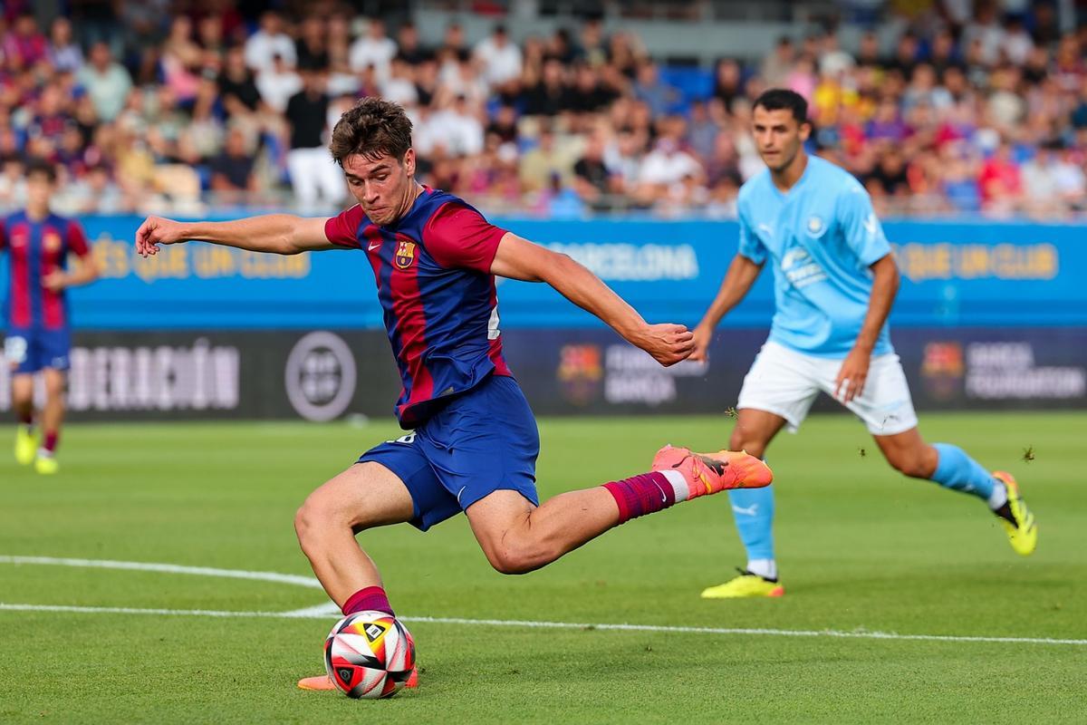 Barça Atlètic - UD Ibiza, partido de vuelta de la semifinal del play-off de ascenso a Segunda, en imágenes.