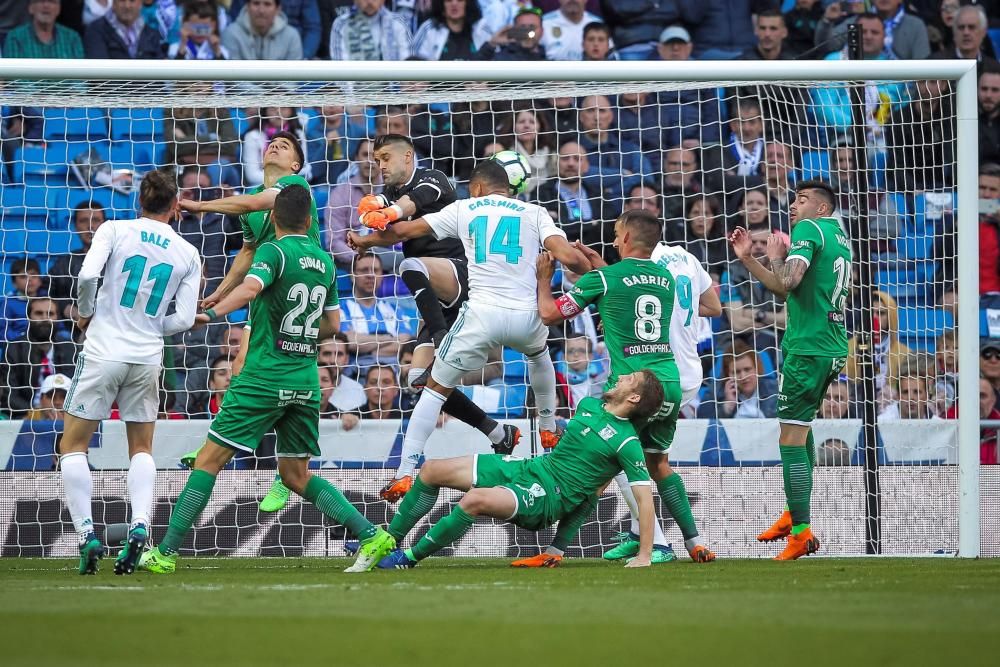 Imágenes del partido entre el Real Madrid - Leganés.