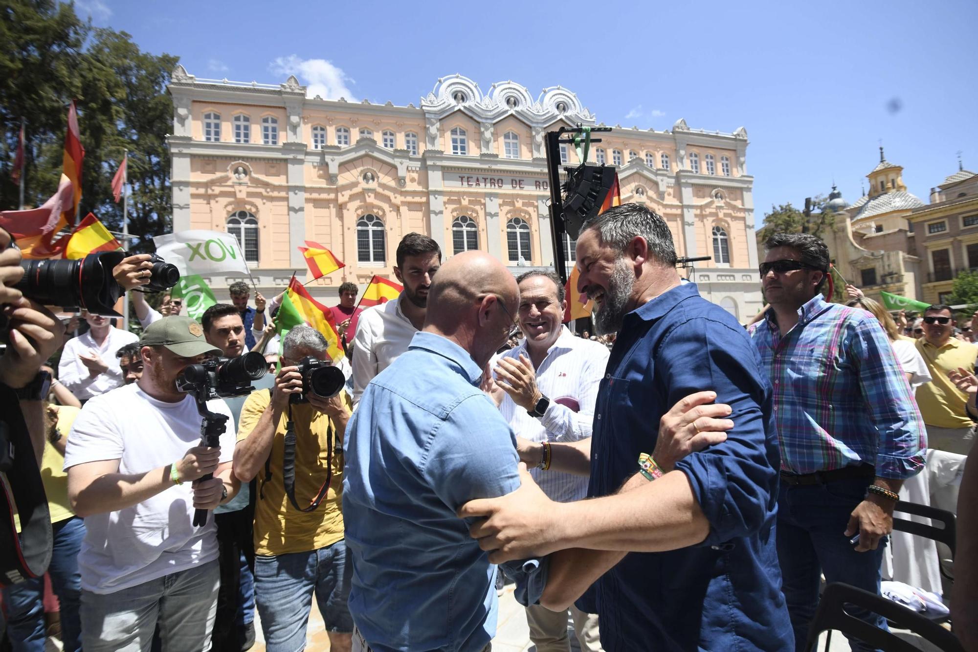 Acto de Santiago Abascal y Jorge Buxadé en Murcia