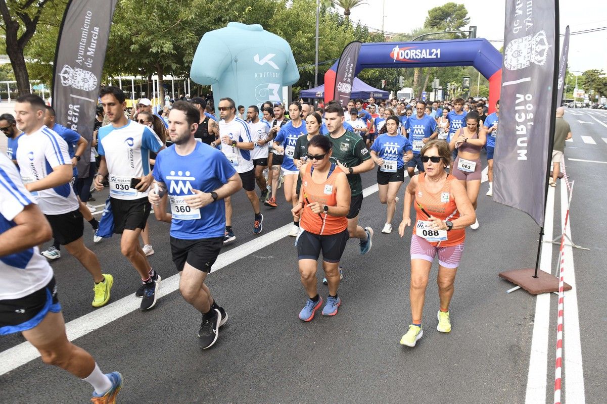 La carrera y marcha Solidaria Asteamur, en imágenes