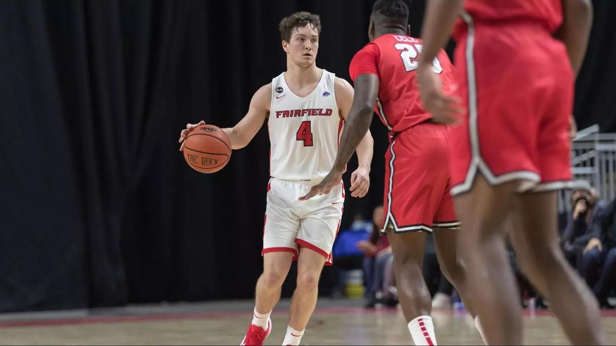 Wojcik, en un encuentro durante su etapa en la NCAA.