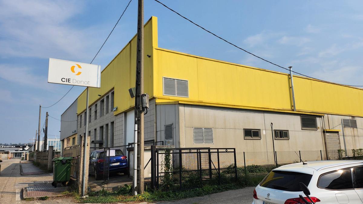 Exterior de la factoría de CIE Automotive en O Porriño, CIE Denat
