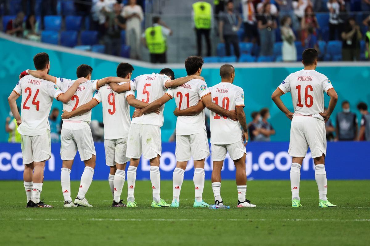 La tanda de penaltis del Suiza - España, en imágenes