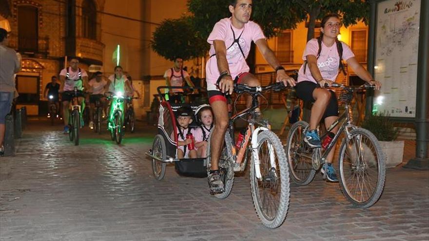 Ciclismo a la luz de la luna