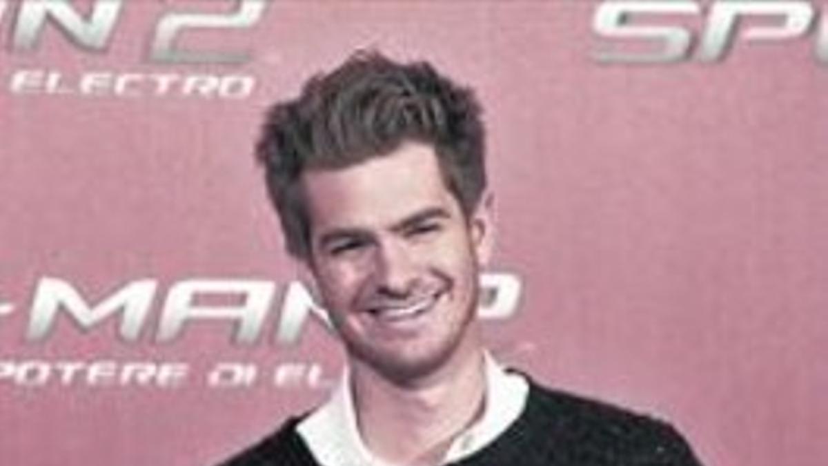 Andrew Garfield, en la presentación del filme el pasado lunes en Roma.