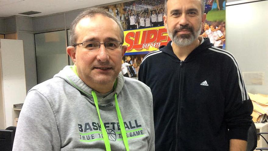 Ángel Ferrnández y José Luis Dámaso visitaron SUPER.
