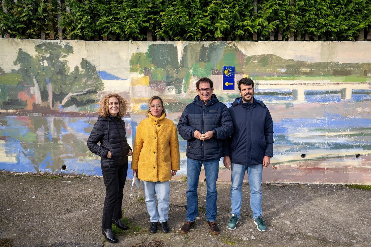 El nuevo mural de Miño, de Raquel Germade.