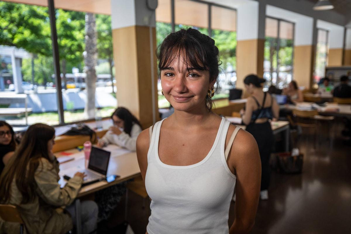 Martina, estudiante de Bachillerato de 18 años.