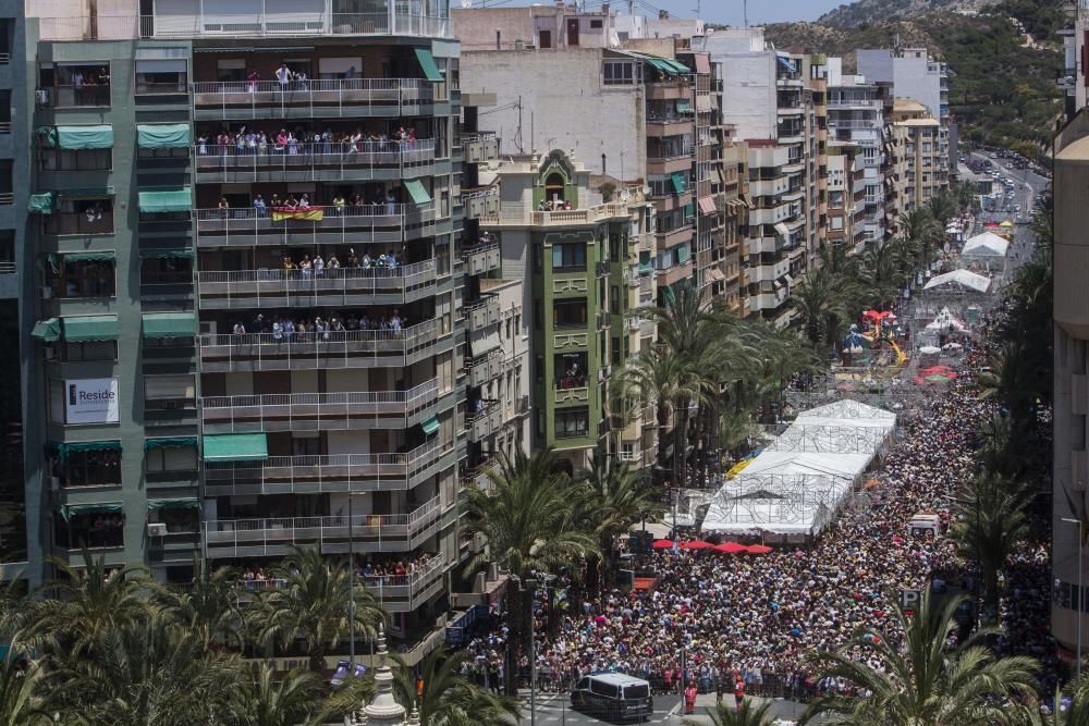 Hogueras 2018: Mascletá de las Hogueras de Alicante de 23 de junio.