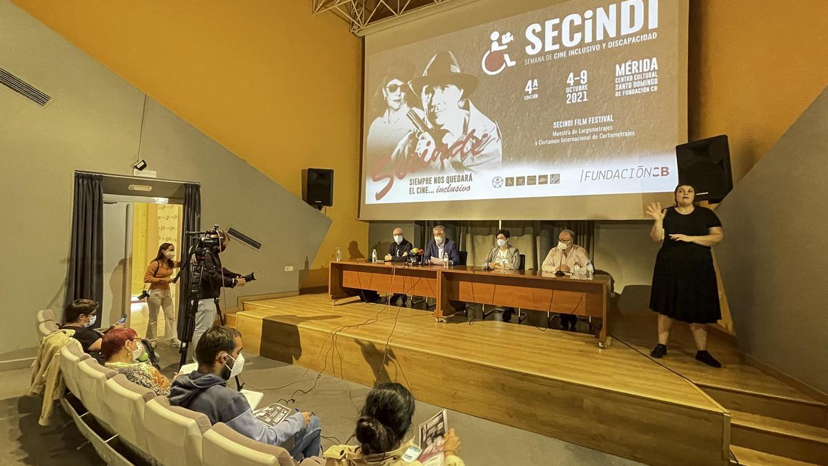 Presentación de la Secindi, ayer, en el centro cultural Santo Domingo.