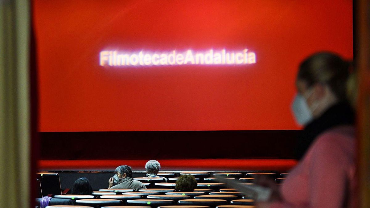 Imagen del interior de la Filmoteca de Andalucía.