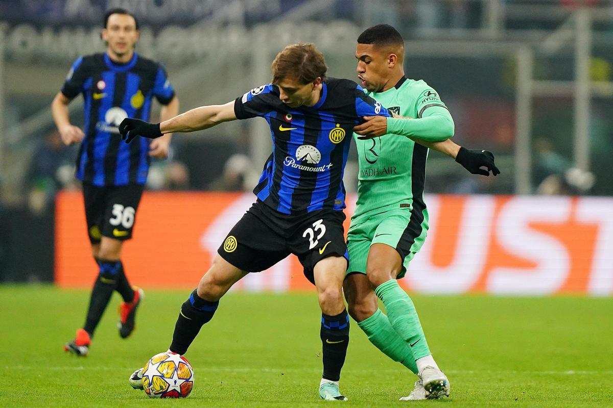 Inter de Milán - Atlético de Madrid: ida de octavos de Champions League, en imágenes