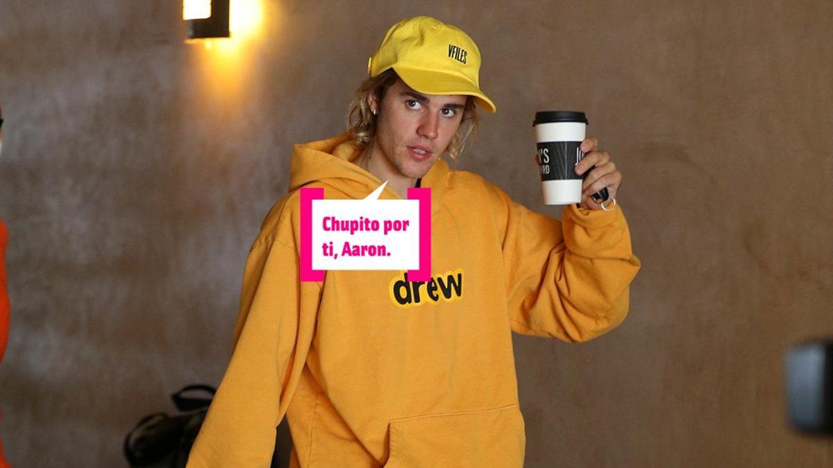 Justin Bieber brinda por Aaron Carter