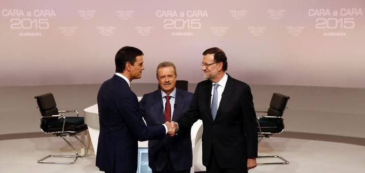 Cara a cara entre Mariano Rajoy y Pedro Sánchez
