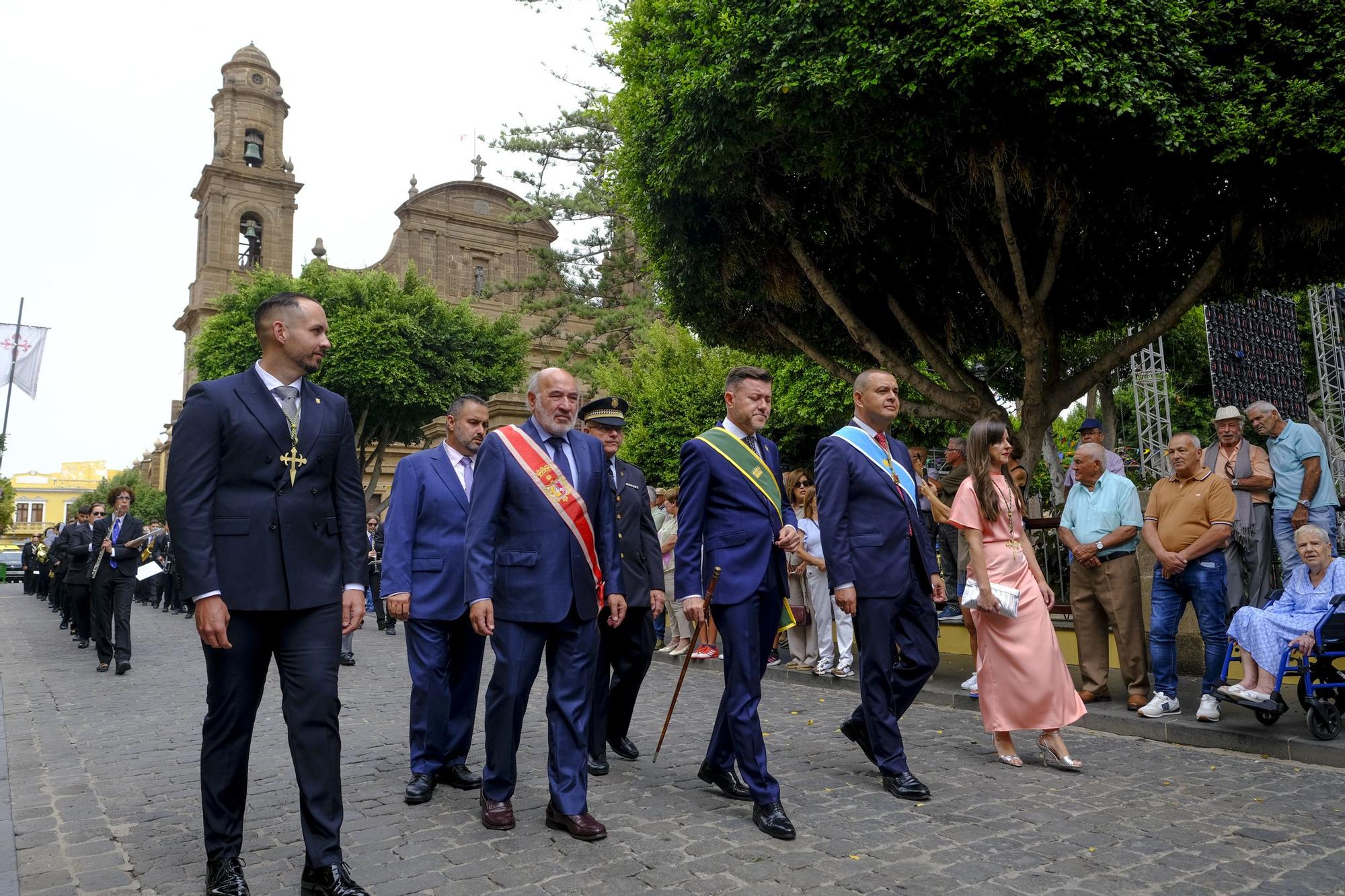 Durante la mañana de este jueves, se ha celebrado la procesión de Santiago Apóstol en Gáldar.