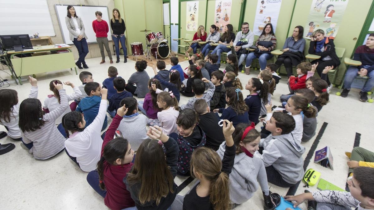 El CEIP La Huerta de San Vicente del Raspeig.