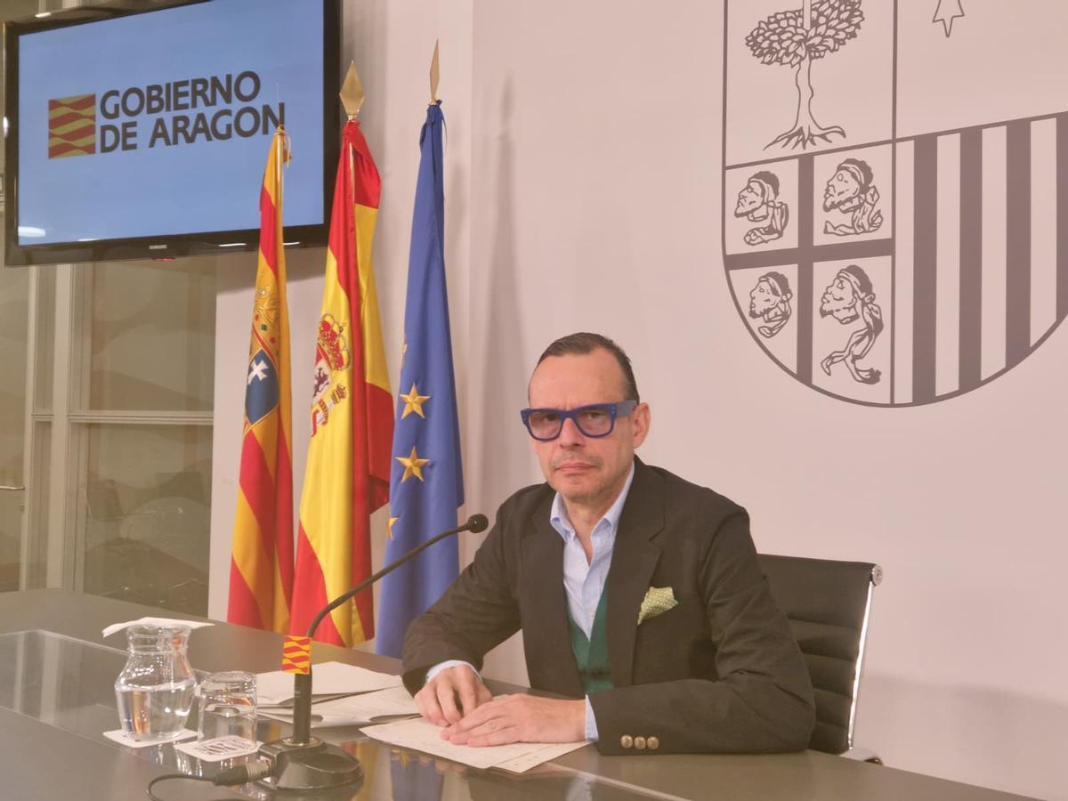 Pedro Olloqui, este martes, durante su comparecencia.