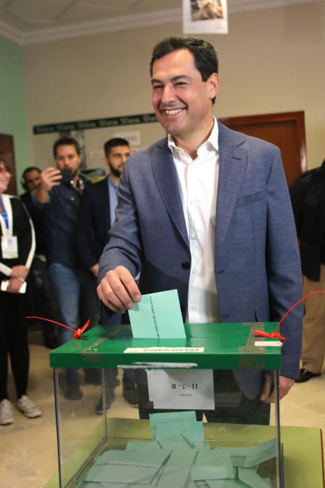 Las elecciones andaluzas, en imágenes