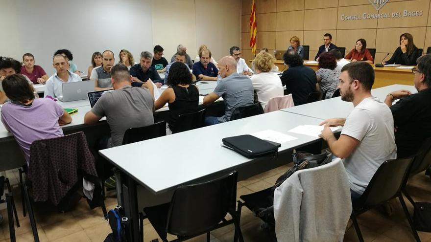 Un moment del ple d&#039;aquest dilluns, en què s&#039;ha votat el nomenament de Vilagrà