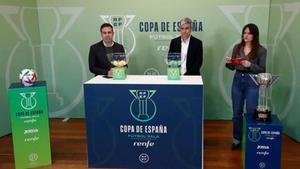 El sorteo de la Copa de España celebrado en Las Rozas