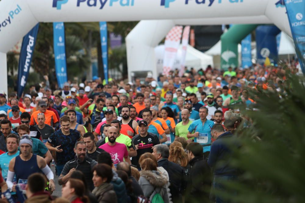 Las mejores imágenes de la Maratón de Málaga 2018