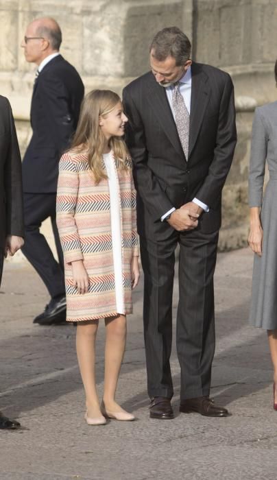 Premios Princesa de Asturias: Llegada de la Familia Real a Oviedo