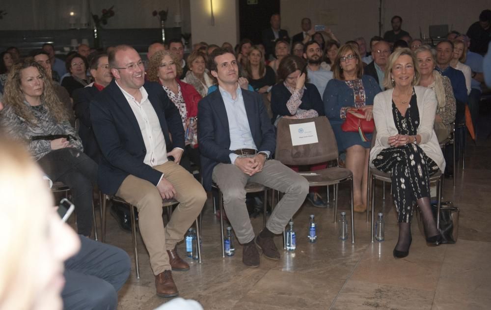 Pablo Casado en la presentación del PP coruñés